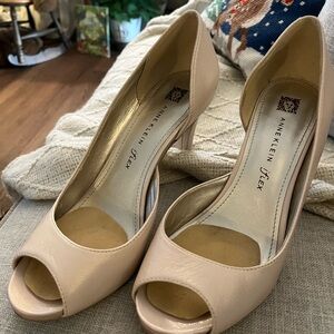 Anne Klein Women's Peep Toe Heels - Pale pink